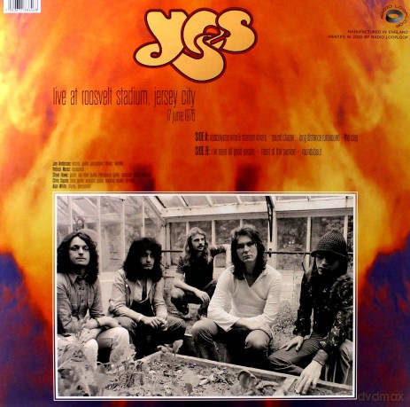 Yes: Live At Roosvelt Stadium Jersey City June 17 1976 [Winyl]
