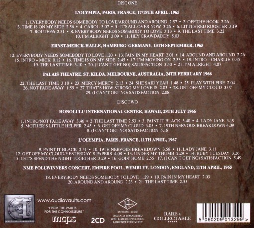Rolling Stones: Live In Concert 1965-1967 [2CD]