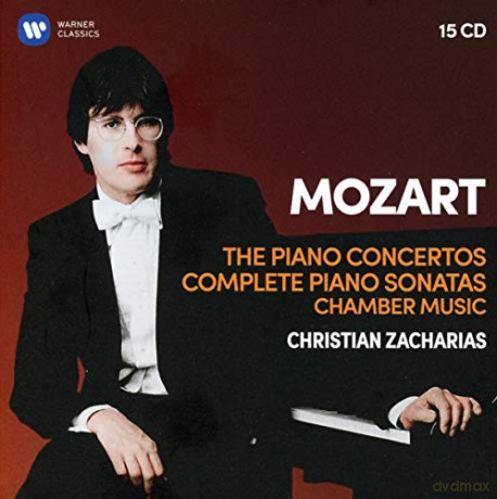 Christian Zacharias: Mozart: The Piano Concertos & Sonatas [15CD]