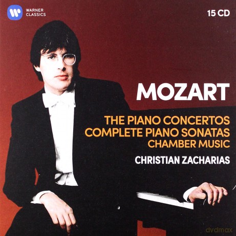 Christian Zacharias: Mozart: The Piano Concertos & Sonatas [15CD]
