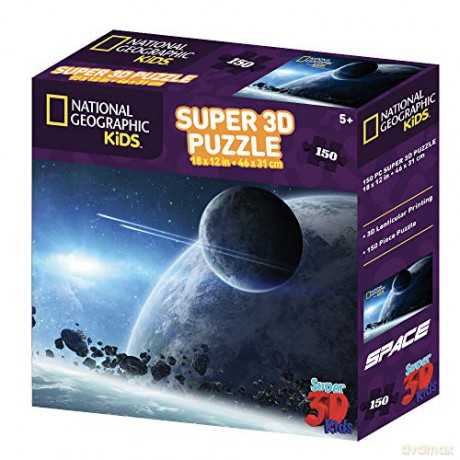 National Geographic Kids Super 3D Space 150 el. [PUZZLE]