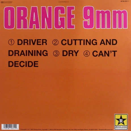 Orange 9mm: Orange 9Mm (Rhino Grey) [Winyl]