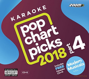 Zoom Karaoke: Pop Chart Picks 2018: Part 4 + Modern Musicals Vol. 1 [2CD]