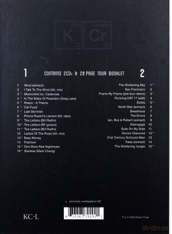 King Crimson: The Elements Tour Box 2020 [2CD]