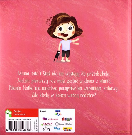 Jadzia Pętelka zostaje z nianią - Barbara Supeł [KSIĄŻKA]