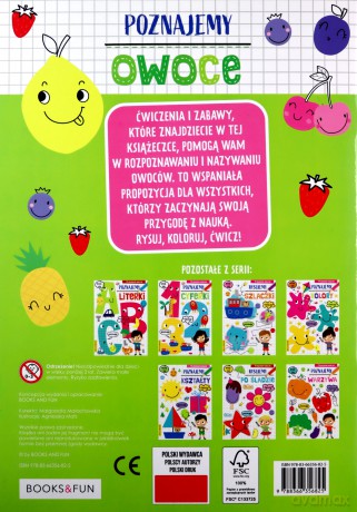 Poznajemy owoce plus naklejki [KSIĄŻKA]