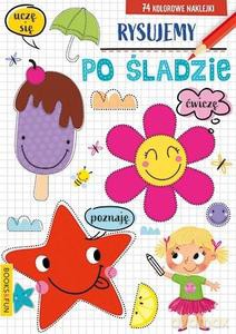 Rysujemy po śladzie plus naklejki [KSIĄŻKA]