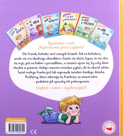 Wychowanie przez czytanie. Świat małego Franka. Nie chcę się ubrać. - Agata Giełczyńska-Jonik [KSIĄŻKA]