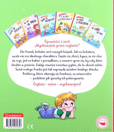 Wychowanie przez czytanie. Świat małego Franka. Nie dbam o porządek - Agata Giełczyńska-Jonik [KSIĄŻKA]