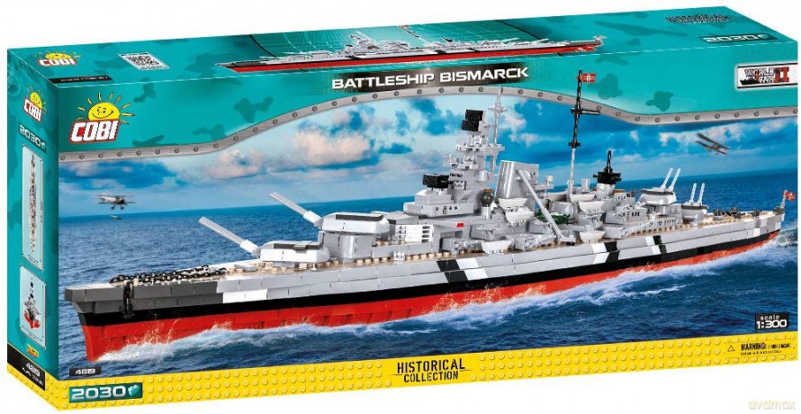 COBI Historical Collection WWII - Niemiecki Pancernik Battleship Bismarck 4819 [KLOCKI]