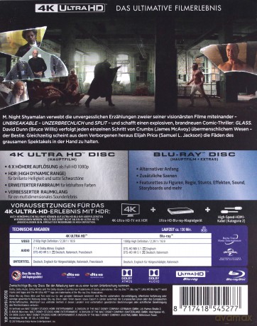 Glass [Blu-Ray 4K]+[Blu-Ray]