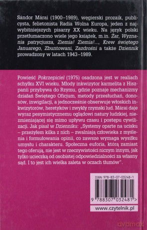 Pokrzepiciel (twarda) - Sandor Marai [KSIĄŻKA]