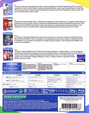 Toy Story 1-4 (Disney) [BOX] [4xBlu-Ray]