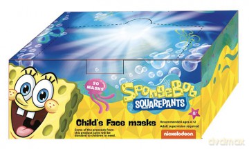Spongebob - maseczka ochronna na twarz