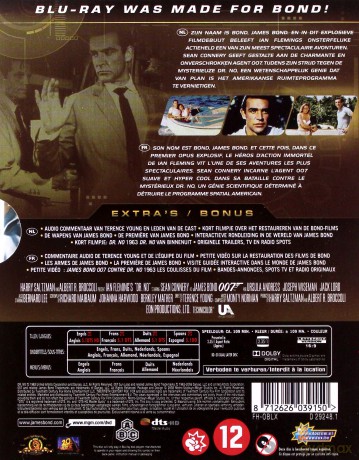 007 James Bond Dr. No (Doktor No) [Blu-Ray]