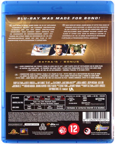 007 James Bond Dr. No (Doktor No) [Blu-Ray]