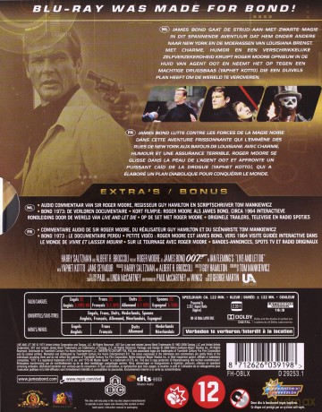 007 James Bond Live and Let Die (Żyj i pozwól umrzeć) [Blu-Ray]