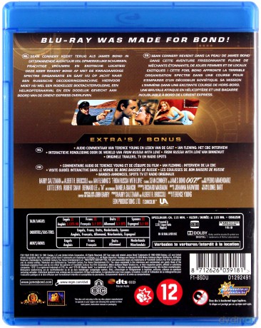 007 James Bond From Russia with Love (Pozdrowienia z Rosji) [Blu-Ray]