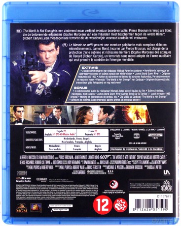 007 James Bond The World Is Not Enough (Świat to za mało) [Blu-Ray]