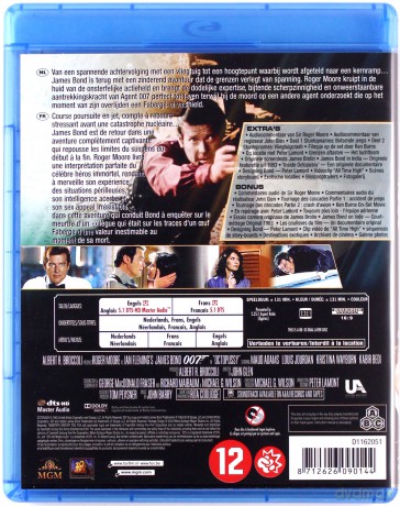 007 James Bond Octopussy (Ośmiorniczka) [Blu-Ray]