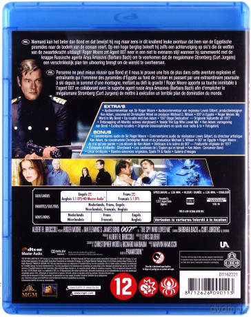 007 James Bond The Spy Who Loved Me (Szpieg, który mnie kochał) [Blu-Ray]