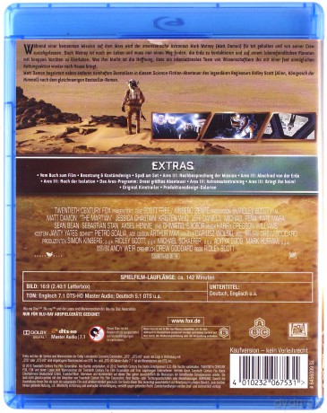 The Martian (Marsjanin) [Blu-Ray]