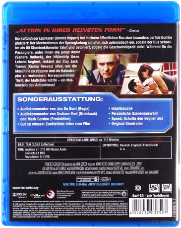 Speed (Speed - niebezpieczna prędkość) [Blu-Ray]