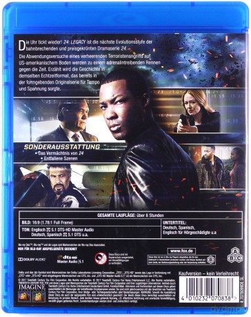24: Legacy (24: Dziedzictwo) [3xBlu-Ray]