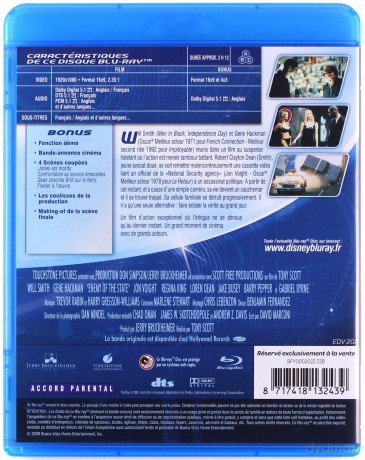 Enemy of the State (Wróg publiczny) [Blu-Ray]