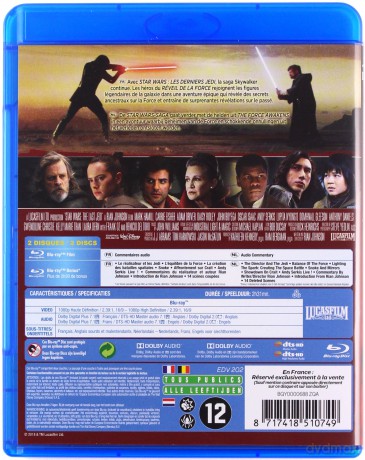 Star Wars: The Last Jedi (Gwiezdne wojny: Ostatni Jedi) [Blu-Ray]