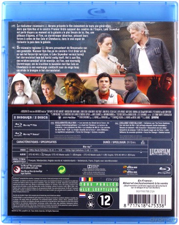 Star Wars: Episode VII - The Force Awakens (Gwiezdne wojny: Przebudzenie mocy) [Blu-Ray]