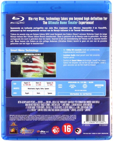 Windtalkers (Szyfry wojny) [Blu-Ray]