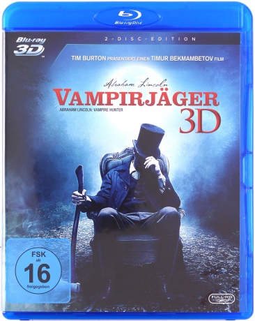 Abraham Lincoln: Vampire Hunter (Abraham Lincoln: Łowca wampirów) [Blu-Ray 3D]+[Blu-Ray]