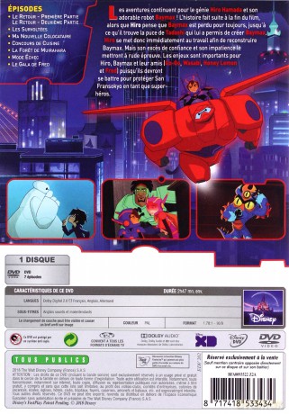 Big Hero 6: The Series vol. 1 (Wielka szóstka) (Disney) [DVD]