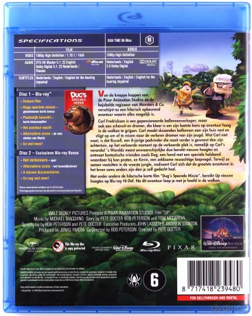 Up (Odlot) (Disney) [Blu-Ray]