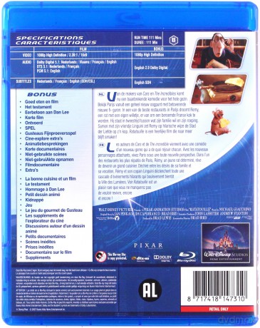 Ratatouille (Ratatuj) (Disney) [Blu-Ray]