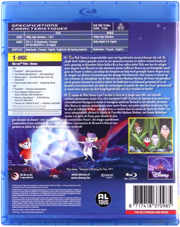 The Rescuers (Bernard i Bianka) (Disney) [Blu-Ray]