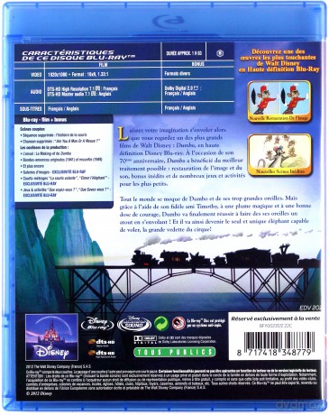 Dumbo (Disney) [Blu-Ray]