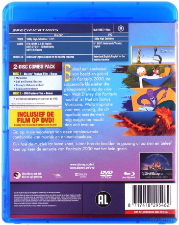 Fantazja 2000 (Disney) [Blu-Ray]+[DVD]