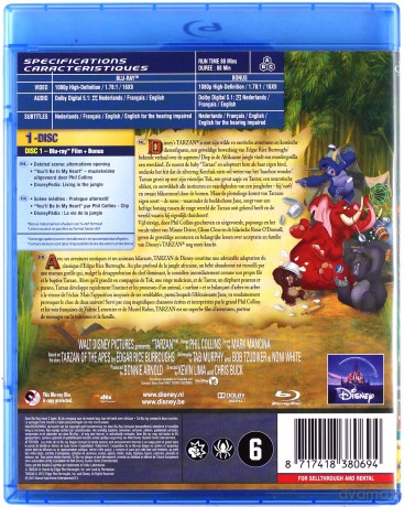 Tarzan (Disney) [Blu-Ray]