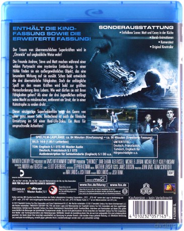 Chronicle (Kronika) [Blu-Ray]