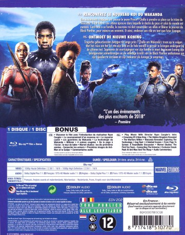 Black Panther (Czarna Pantera) [Blu-Ray]