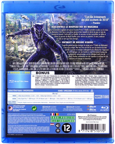 Black Panther (Czarna Pantera) [Blu-Ray]