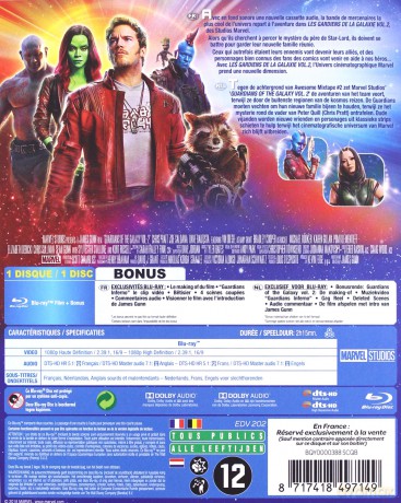 Guardians of the Galaxy: Vol. 2 (Strażnicy Galaktyki vol. 2) [Blu-Ray]