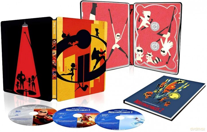 Incredibles 2 (Iniemamocni 2) (Disney) (steelbook) [Blu-Ray 3D]+[2xBlu-Ray]
