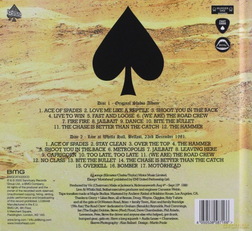 Motorhead: Ace Of Spades [2CD]