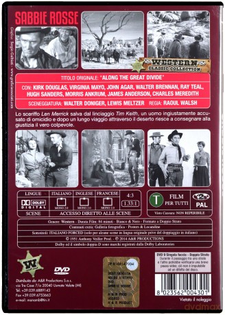 Along the Great Divide (Na granicy życia i śmierci) [DVD]