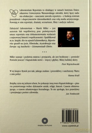 Pisanie z Ryszardem Kapuścińskim Rozmawia Marek Miller (twarda) - Miller Marek [KSIĄŻKA]