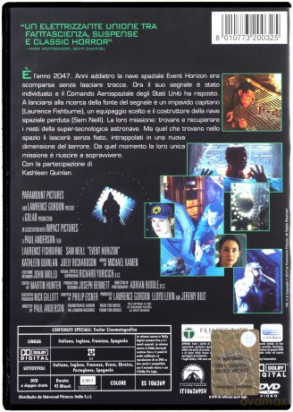 Event Horizon (Ukryty wymiar) [DVD]