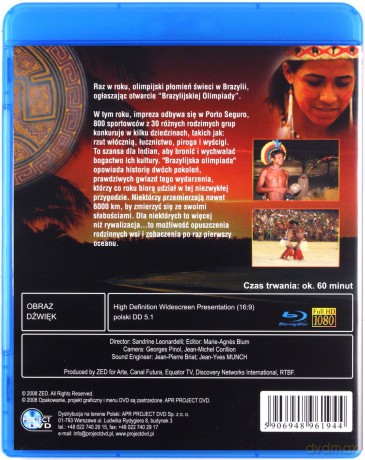 Szokująca Ziemia: Brazylia. Indiańska olimpiada [Blu-Ray]